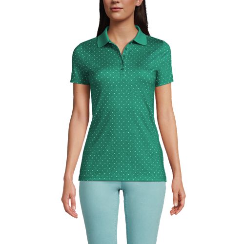 Polo en Coton Supima à Manches Courtes, Femme Stature Standard image number 0