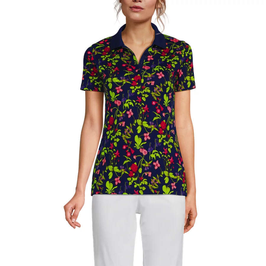 Women's Supima Cotton Polo view 2