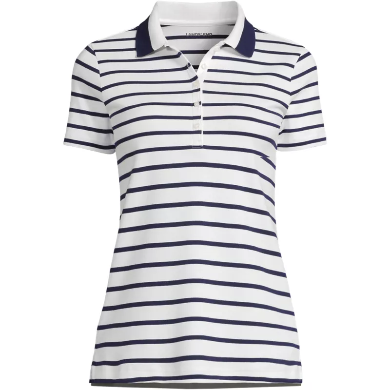 Women's Supima Cotton Polo Shirt, Front