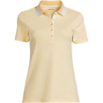 売れ筋商品|||ランズエンド カットソー トップス レディース Women's High Impact Polo Pale yellow Women's Yellow Polo Shirts | Lands' End