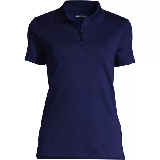 Women's Plus Size Supima Cotton Polo Shirt - primary