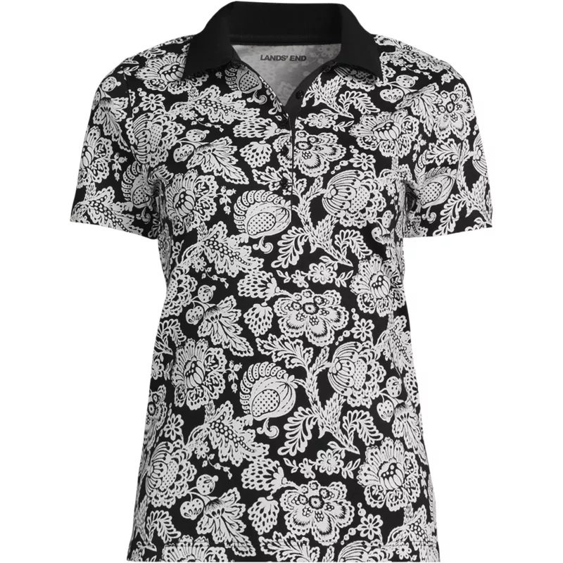 Women's Supima Cotton Polo Shirt, Front