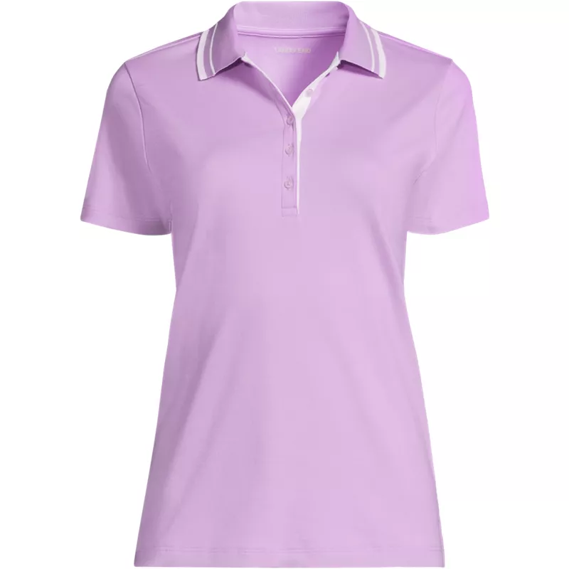 Women's Supima Cotton Polo Shirt, Front