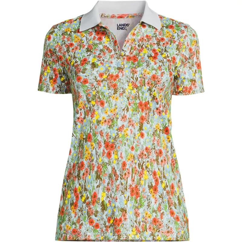 Women's Supima Cotton Polo Shirt, Front