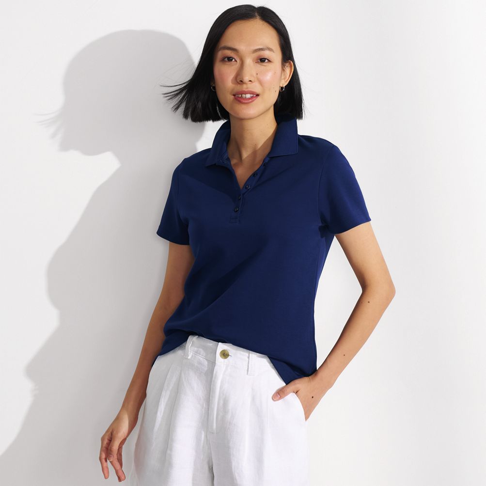 Women's Supima Cotton Short Sleeve Polo Shirt