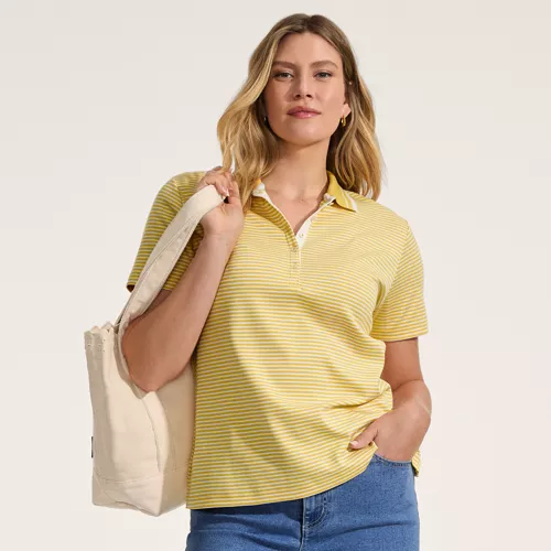 Women's Supima Cotton Polo Shirt, alternative image