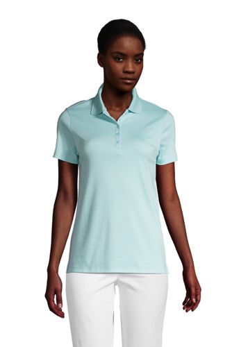 Polo en Coton Supima à Manches Courtes, Femme Stature Standard image number 6