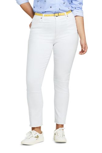 lands end white jeans