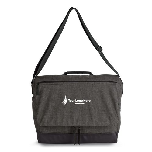 Heritage Supply Custom Logo Tanner Laptop Messenger Bag