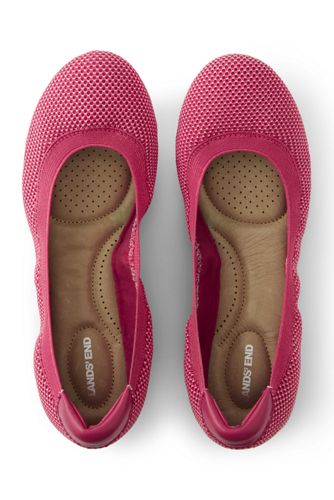 lands end comfort elastic ballet flats