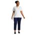 Women's Plus Size Mesh Cotton Short Sleeve Polo Shirt , alternative image