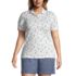 Women's Plus Size Mesh Cotton Short Sleeve Polo Shirt , Front