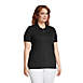 Women's Plus Size Mesh Cotton Short Sleeve Polo Shirt , alternative image