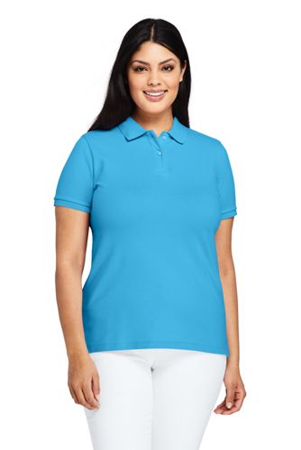 lands end plus size polo shirts