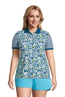 Piqué-Poloshirt für Damen