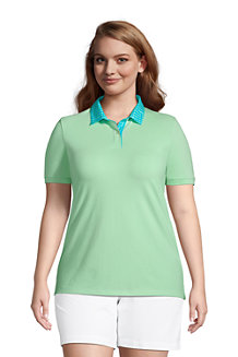 Piqué-Poloshirt für Damen