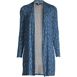 Women's Plus Size Lightweight Jersey Knit Long Cardigan, Front