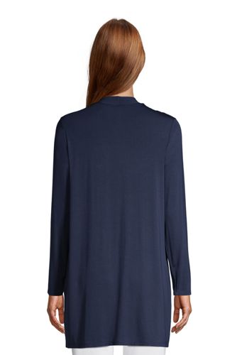jersey knit cardigan