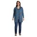 Women's Plus Size Lightweight Jersey Knit Long Cardigan, alternative image