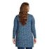 Women's Plus Size Lightweight Jersey Knit Long Cardigan, Back