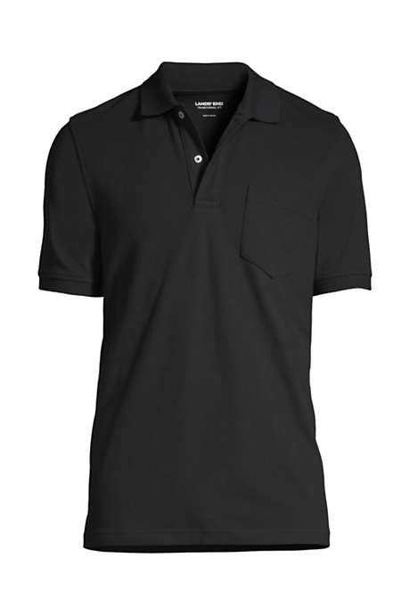 Men's Short Sleeve Comfort First Solid Mesh Polo With Pocket
