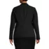 School Uniform Women's Plus Size Washable Wool Two Button 26" Blazer, Back
