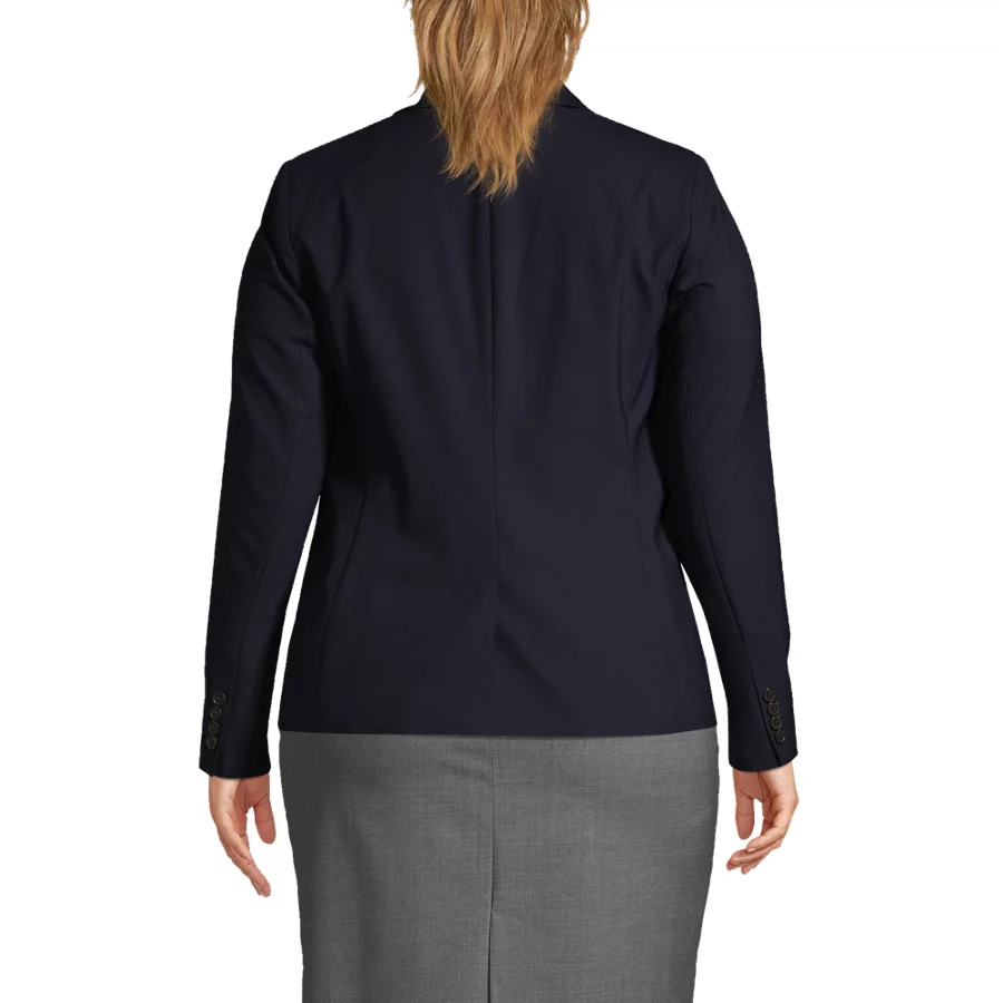 School Uniform Women's Washable Wool Two Button Traditional Blazer view 6