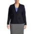 School Uniform Women's Plus Size Washable Wool Two Button 26" Blazer, Front