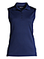 Women's Petite Sleeveless Polo Shirt in Supima Cotton