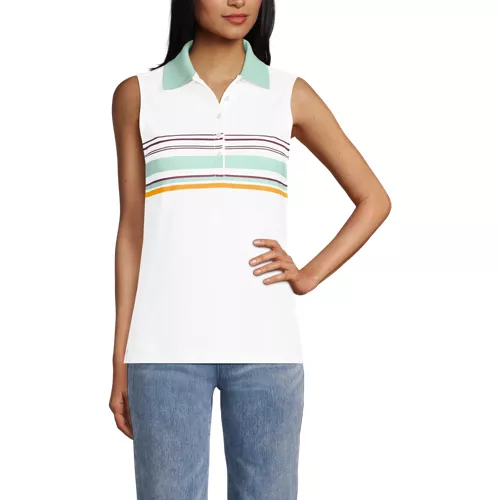 Women's Supima Cotton Polo, Front