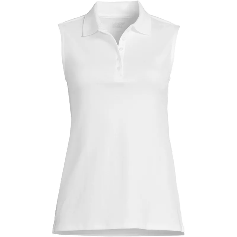 Women's Plus Size Supima Cotton Polo, Front