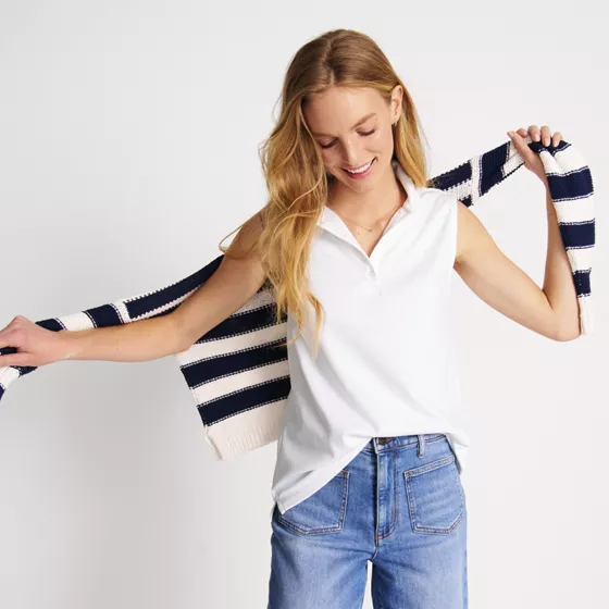 Women's Tall Supima Cotton Polo - primary