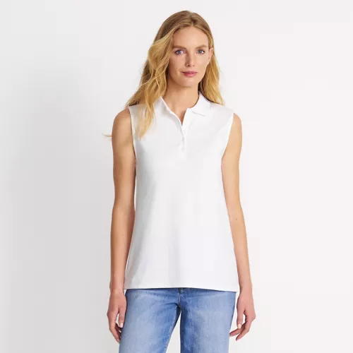 Women's Supima Cotton Polo, Front