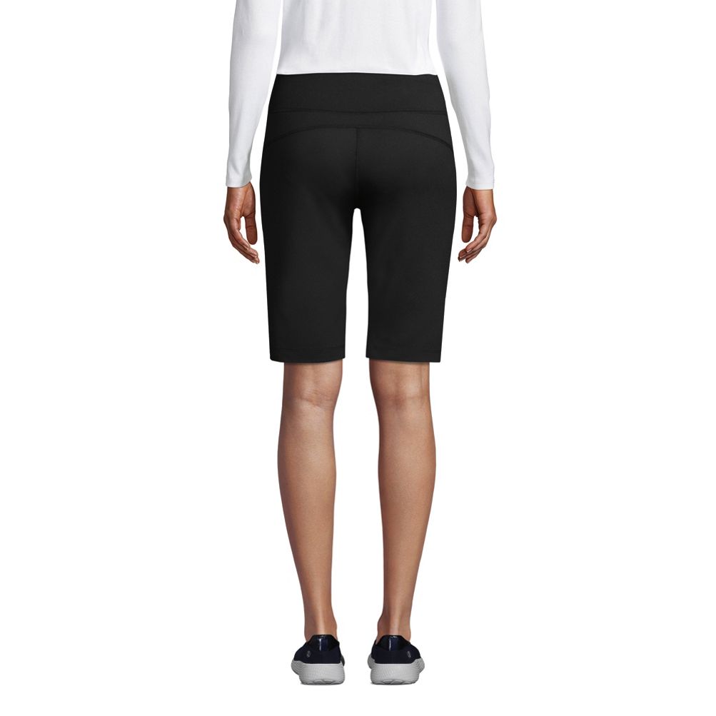 Tie-Up Knitted Cycling Shorts - Black