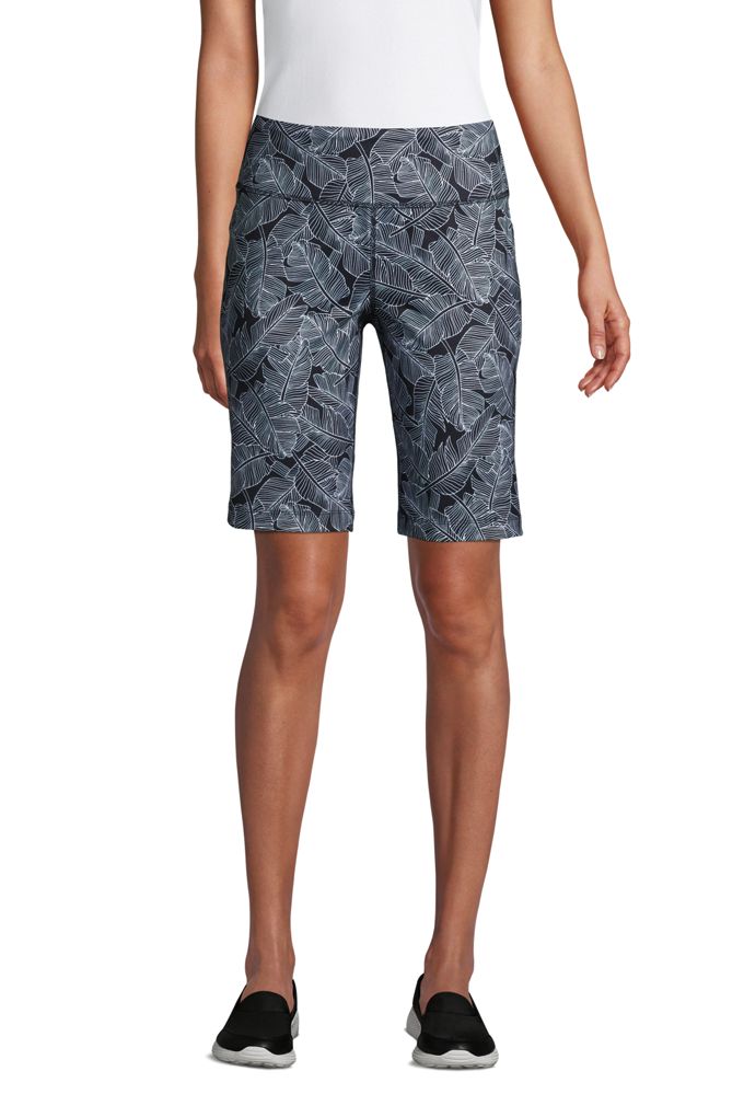 Lands' EndWomen's Petite Active Relaxed Shorts Lands' End Black M