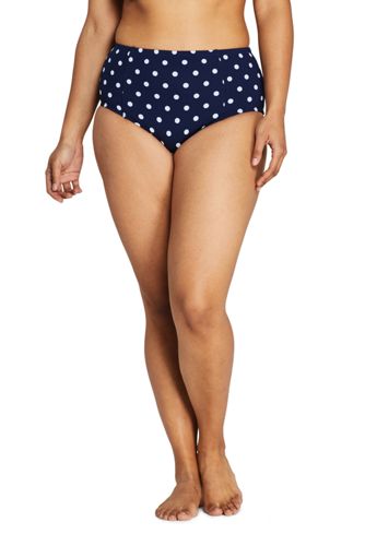 lands end high waisted bikini bottoms