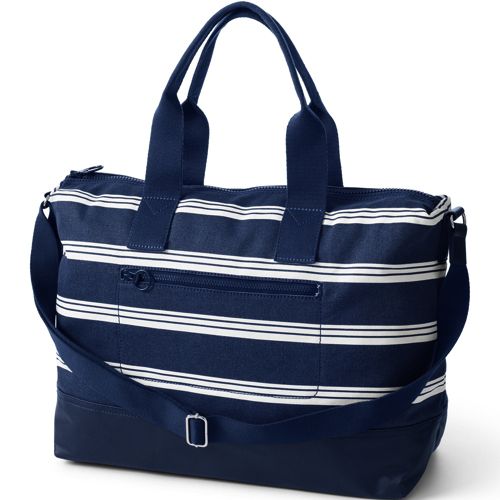 Blake Shelton x Lands' End Waxed Canvas Duffle