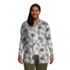 Women's Plus Size Lightweight Jersey Knit Long Cardigan Print, Front