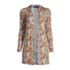 Women's Lightweight Jersey Knit Long Cardigan Print, Front