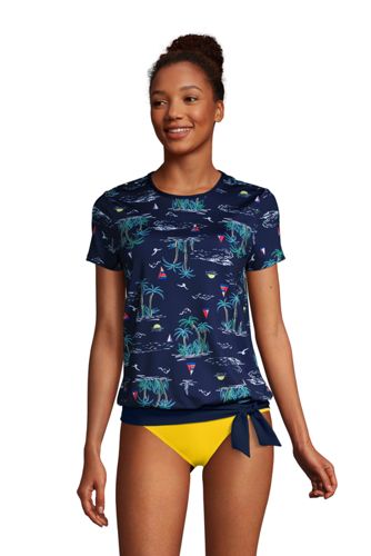 lands end swim shirt womens