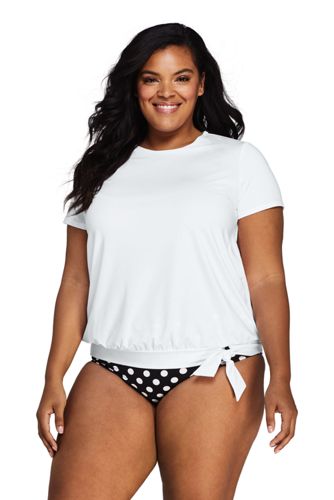 plus size rash guard swimsuit