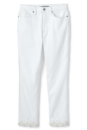 lands end white jeans