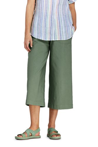 womens stretch cropped trousers