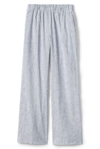 women's plus size wide leg linen pants