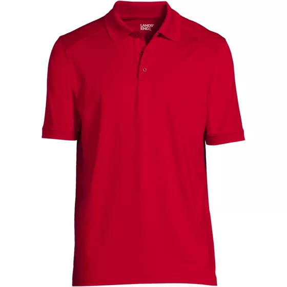 School Uniform Men's Big Rapid Dry Performance Short Sleeve Classic Fit Polo Shirt - primary