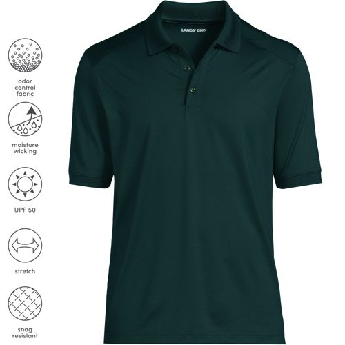 231【BRIEFING】LOGO TAPE POLO RELAXED FIT Men's Custom Logo Short Sleeve Rapid Dry Active Polo Shirt