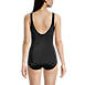 Women's Tummy Control Chlorine Resistant Scoop Neck Soft Cup Tugless Sporty One Piece Swimsuit, Back