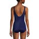 Women's Tummy Control Chlorine Resistant Soft Cup Tugless Sporty One Piece Swimsuit, Back