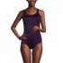 Women's Mastectomy Scoop Neck Tugless Sporty One Piece Swimsuit, Front