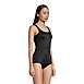 Women's Tummy Control Chlorine Resistant Scoop Neck Soft Cup Tugless Sporty One Piece Swimsuit, alternative image